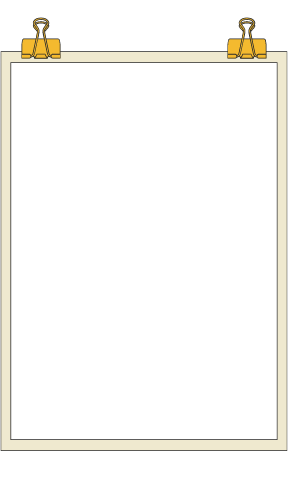 a blank paper clipboard with a clipping board