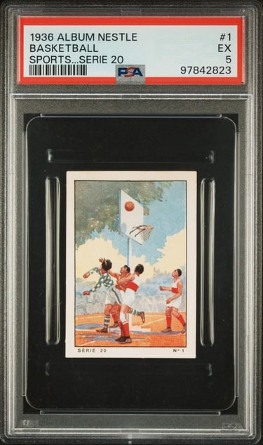 Vintage Nestle Sports Basketball Card PSA