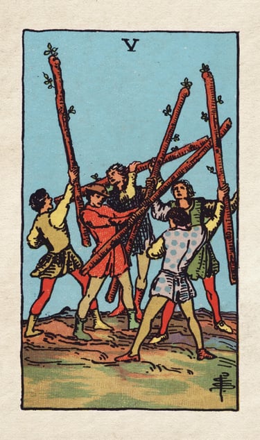 Five of Wands