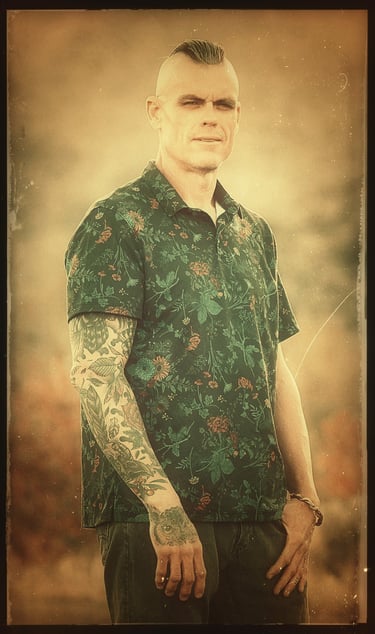 Picture of Artist & Owner of Crotalus Tattoo LLC