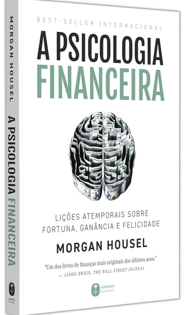 Capa do livro A Psicologia Financeira, de Morgan Housel.