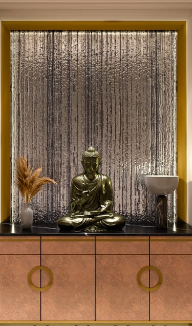 Interior Design - Budha Statue at Entrance Foyer