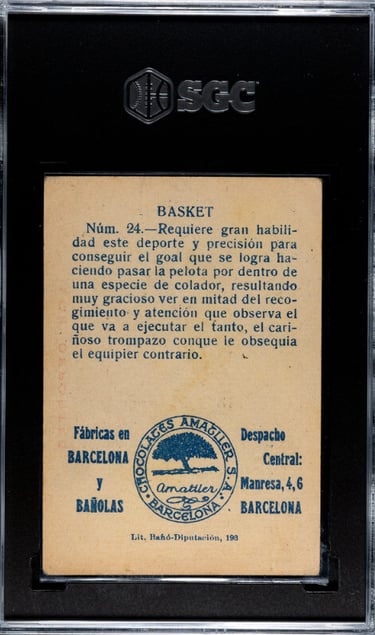 Spanish Basket Figurina Cromo Humor Rare Card