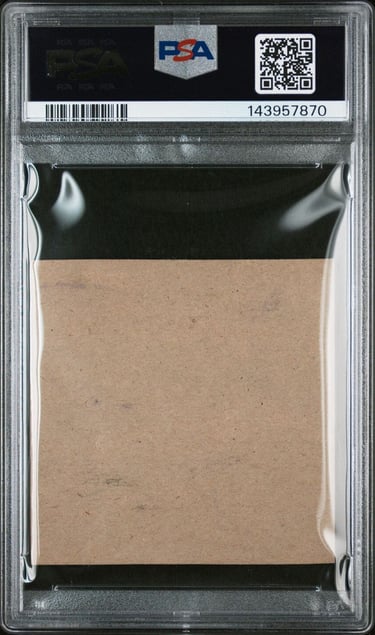 1963 Carr's Biscuits Sports Champions Hand Cut Basketball Card (back)