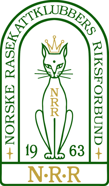 Norske Rasekattklubbers Riksforbund NRR Logo