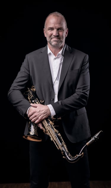 Johan Lewin, Saxofonist i bandet Rock N roll Machine som var Ted Gärdestads sista kompband.