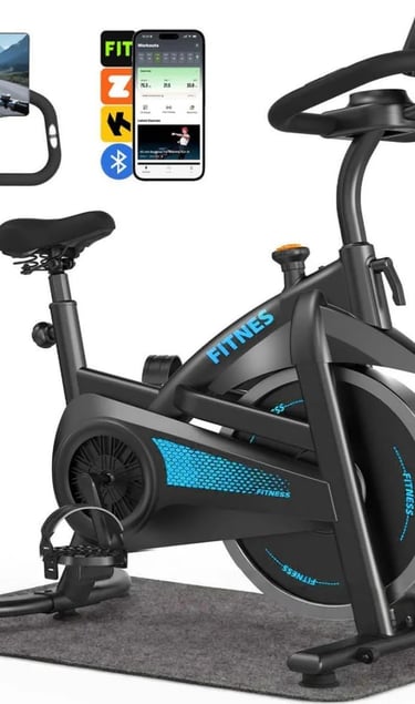 Bicicleta Ergométrica Spinning Wizo com Bluetooth e Conexão para Aplicativos de Treino