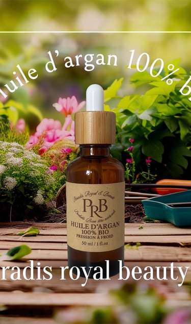 huile d'argan bio 100% artisanal avec un flacon facile a utiliser