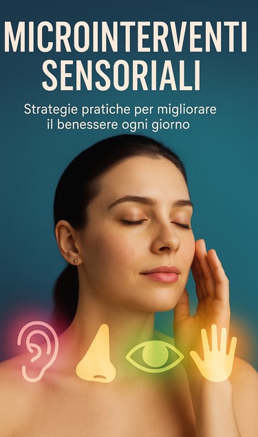 Scopri come i microinterventi sensoriali migliorano il tuo benessere: tatto, suoni, profumi, colori