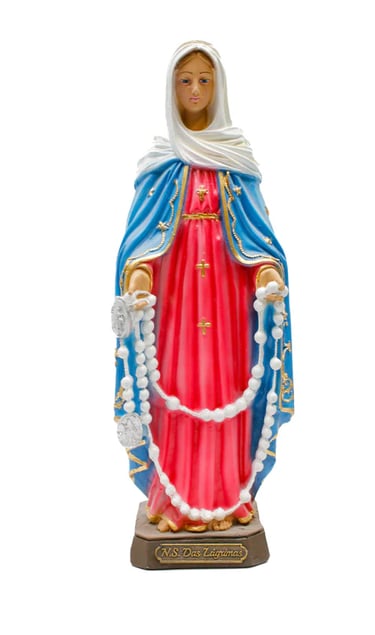 Nossa Senhora das Lágrimas resina
