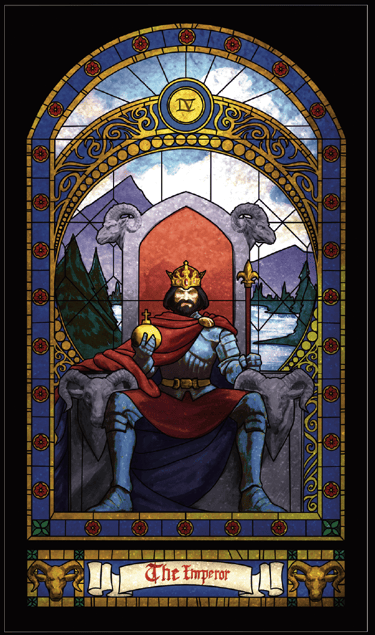 The Emperor Tarot Card. Fools Reborn. David Ledesma.