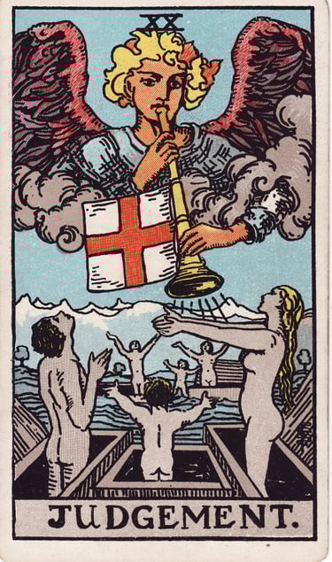 Judgement tarot card meaning – awakening, reflection, and life purpose.