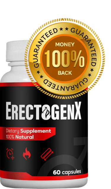 ErectogenX Flasche mit pflanzlicher Formel für Energie und Vitalität