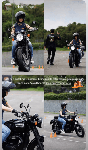 exemplos de pilota em treinamento