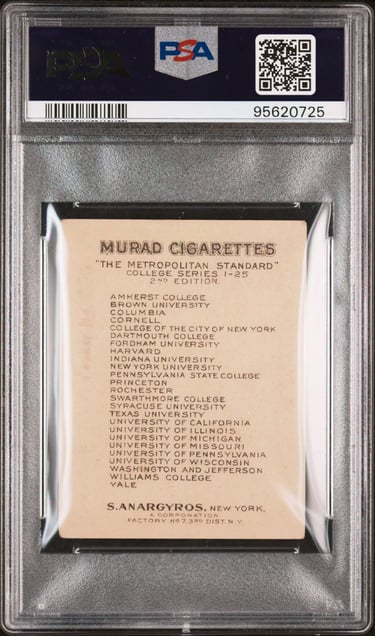 Murad Cigarette College Cards
