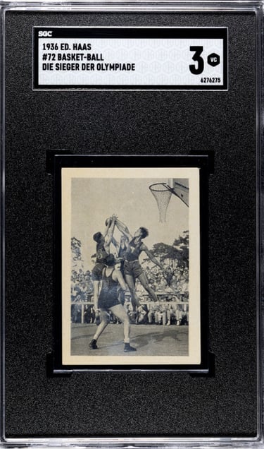 Scarce hard to find vintage basketball cards