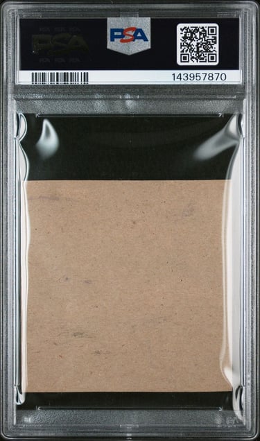 1963 Carr's Biscuits Sports Champions Hand Cut Basketball Card (back)