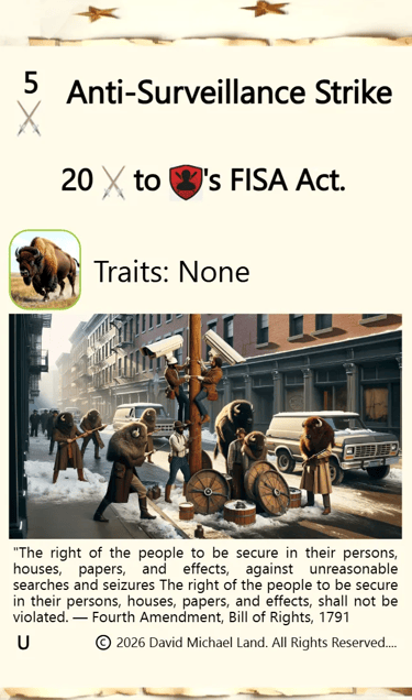 Anti-Surveillance Strike