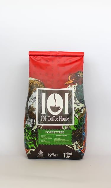 kopi blend produksi 101 coffee house dengan arabika gayo dan robusta temanggung