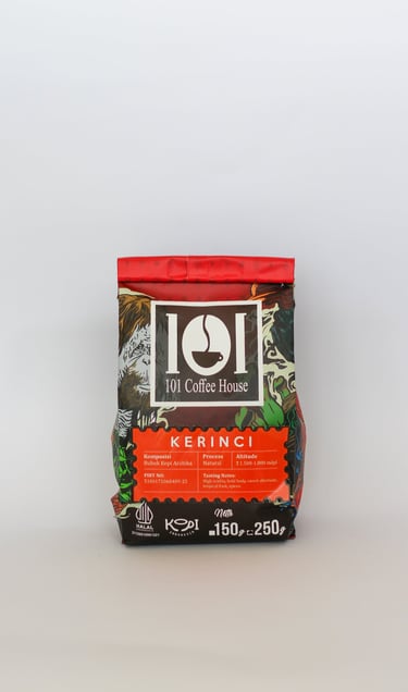 Arabika kerinci natural produksi 101 coffee house dengan profile manual brew