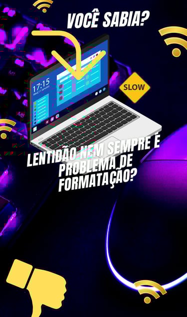 Melhorar lentidão do wifi, como formatar o computador