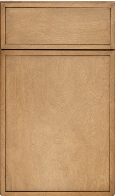 Slim shaker karamel kitchen cabinet door.