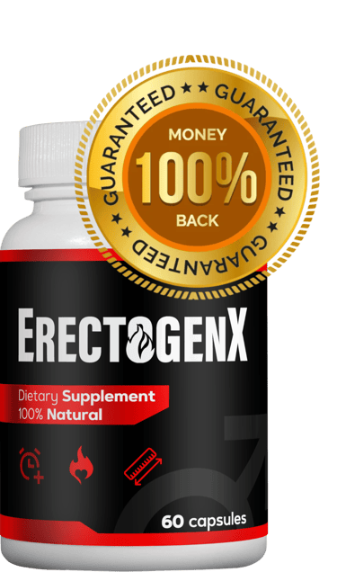 ErectogenX Flasche mit pflanzlicher Formel für Energie und Vitalität