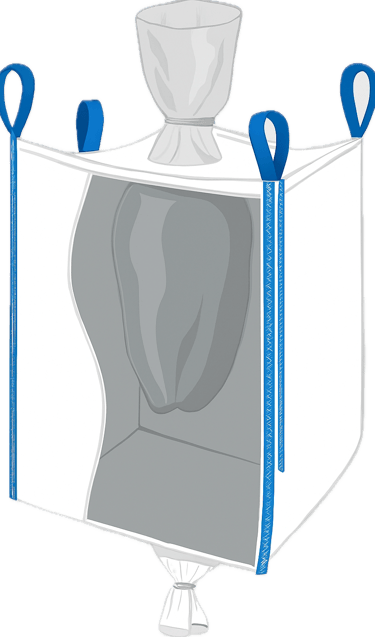 super saco o bigbag con liner integrado de 2 valvulas superior e inferior valvula inferior sellada