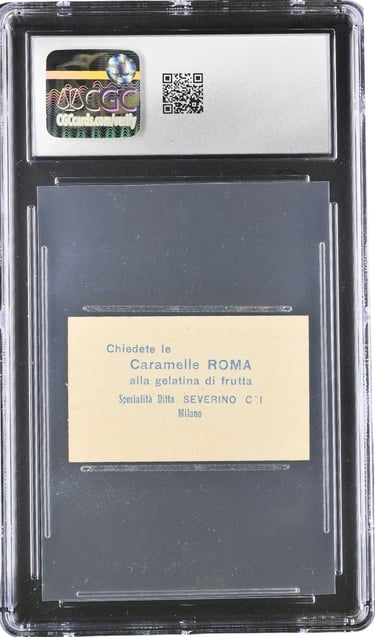 Vintage Italian Pall Al Cesto Figurina Card #78 Italy vs France anteguerra