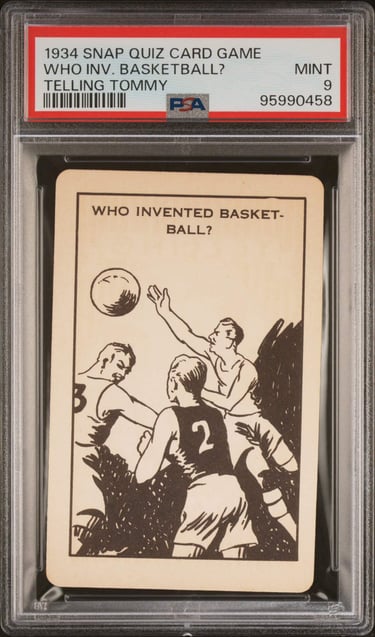 Whitman Snap Rare James Naismith Rookie Card