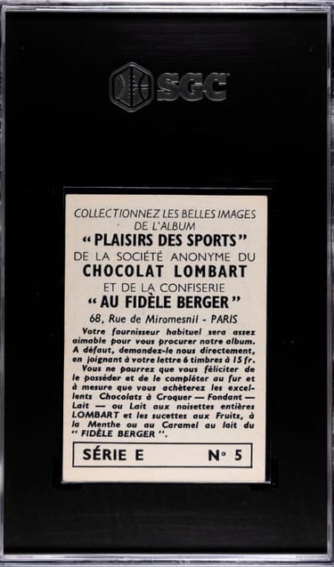 Chocolat Lombart Sports Basket Ball Chromo