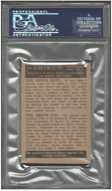 Canadian Vintage Sports Cards