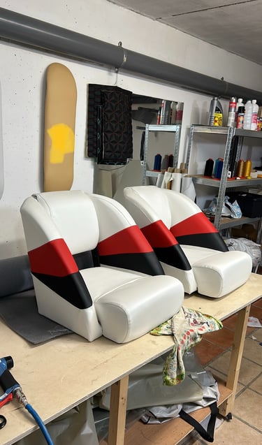 siege bateau mastercraft rénové