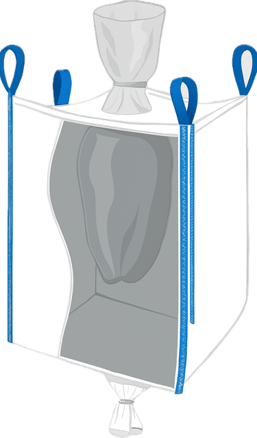 super saco o bigbag con liner integrado de 2 valvulas superior e inferior valvula inferior sellada