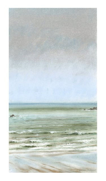 Pastel sec sur papier 20 × 37 cm - © Eric Durant