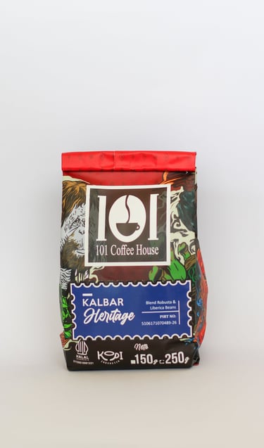 kopi blend liberika dan robusta kalimantan barat produksi 101 coffee house
