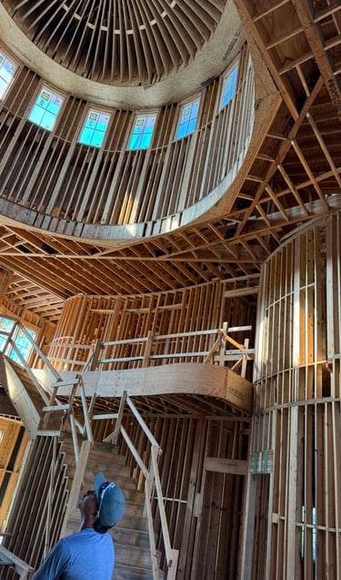 wood framing construction project in houston texas