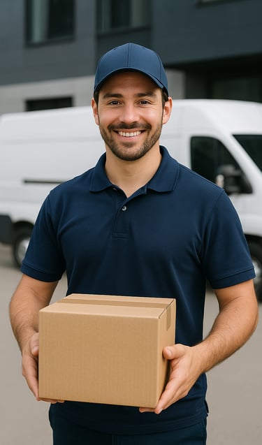 Transporte de encomiendas y paquetes con seguimiento en tiempo real