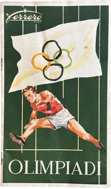 1960 Italian Olympics Sports Card Album Ferrero Olimpiadi