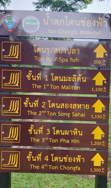 thailand khao lak ton chong fa waterfall lam ru