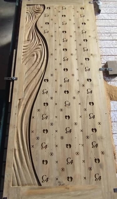 Portes interieures raffinées élégance style mode