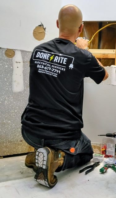 Residential electrical wiring – safe and neat install