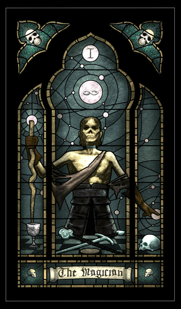 Fools Reborn Tarot Art - The Magician 1b by David Ledesma (CreeA)