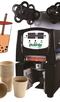 Cup sealing machine