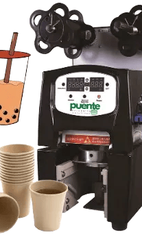 Cup sealing machine