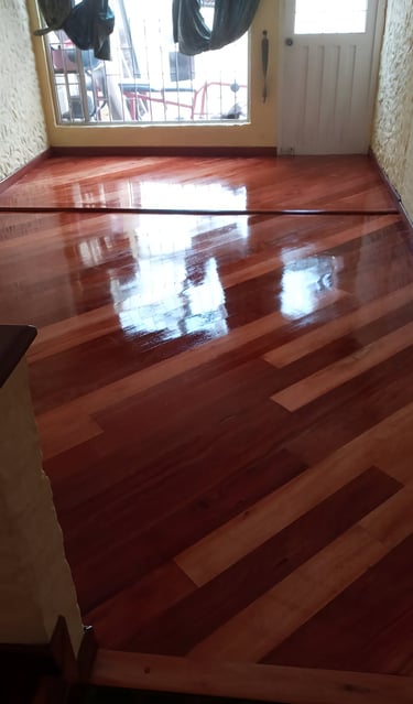 pulida piso madera