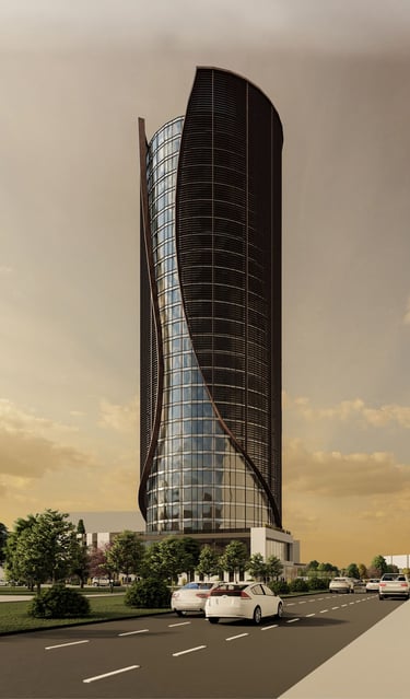 Cladire tip turn in Bucuresti