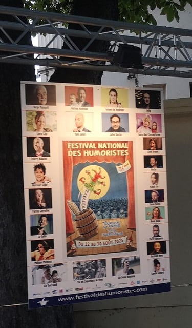 Affiche du festival des humoristes 2025