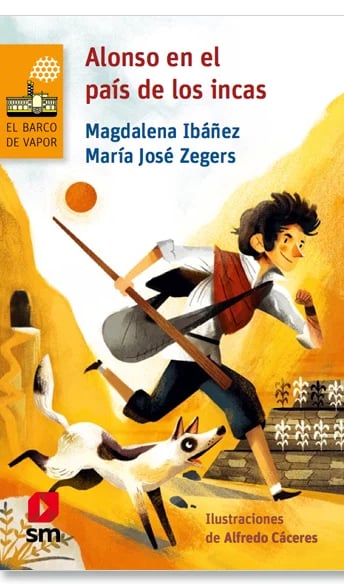 Libro pdf Alonso en el país de los incas de Magdalena Ibáñez y María José Zegers