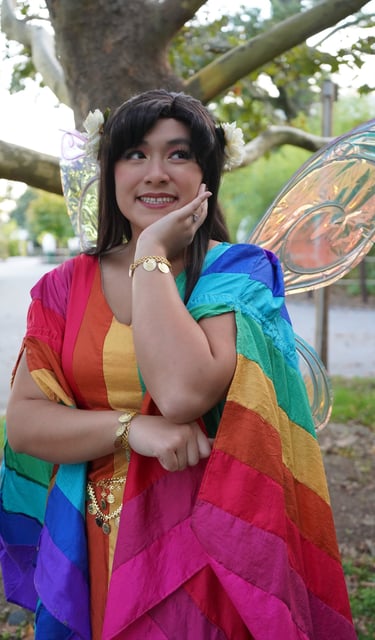 Our rainbow fairy